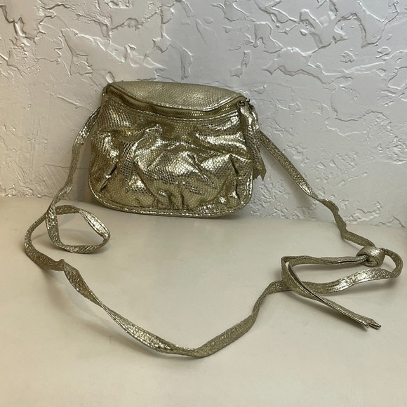 mark. Handbags - 🌻Mark. Gold Metallic Small Crossbody Formal Clutch Mini Purse